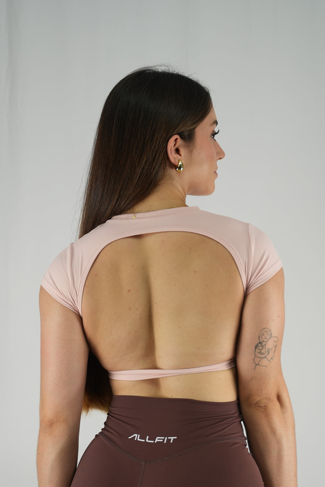 Sculp Crop Top Blush