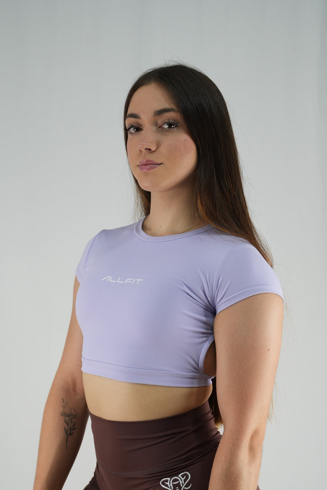 Sculp Crop Top Lavander