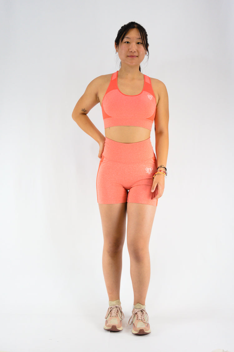 Shorts Deporte Mujer Coral