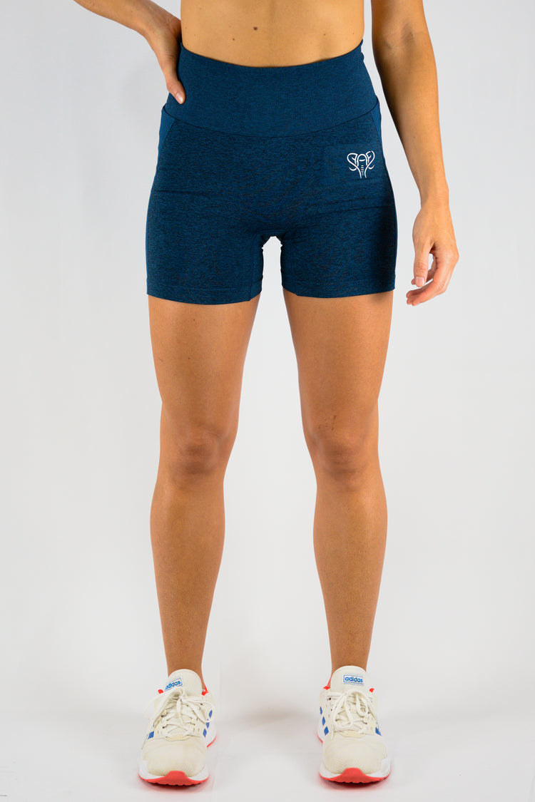 Shorts Deporte Mujer Azul