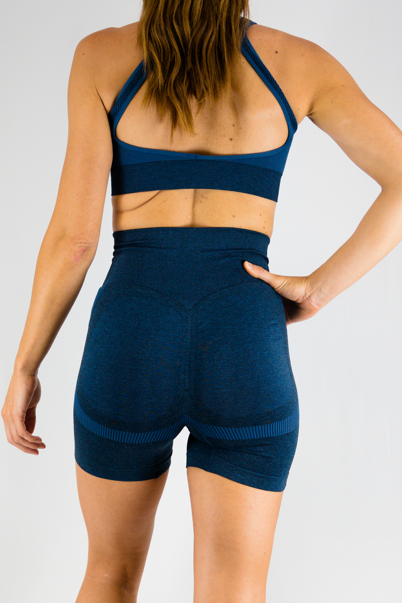 Shorts Deporte Mujer Azul