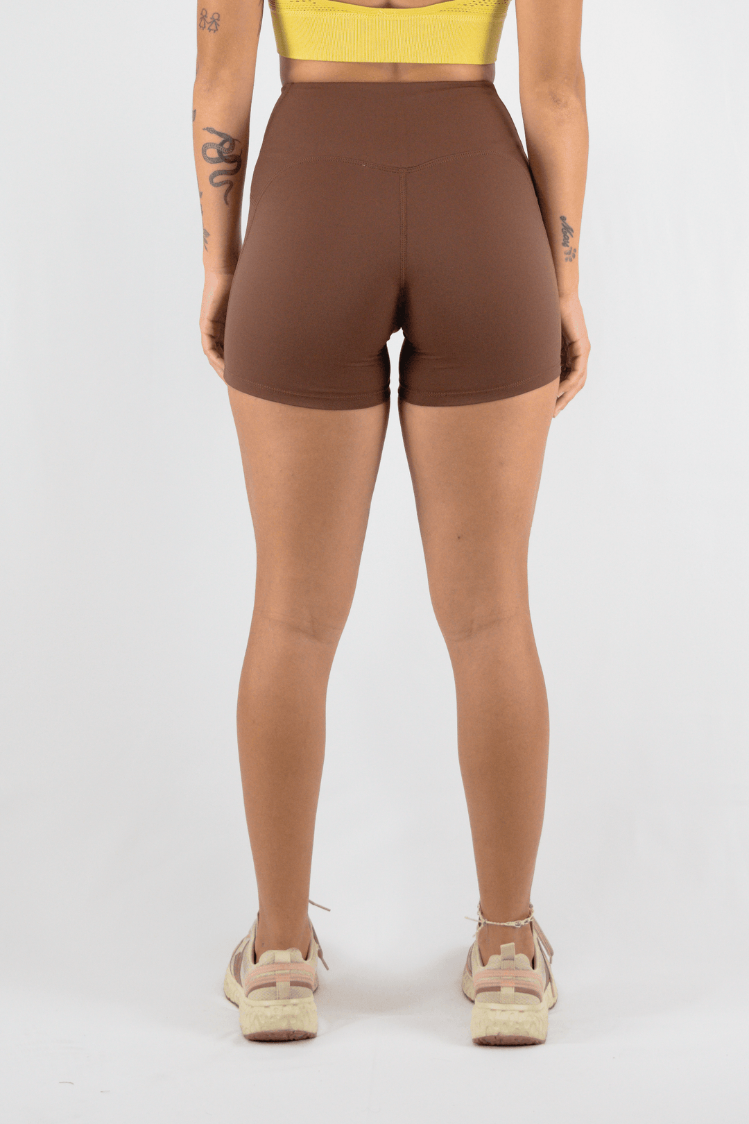 Shorts Deportivo Mujer Clásico Marron