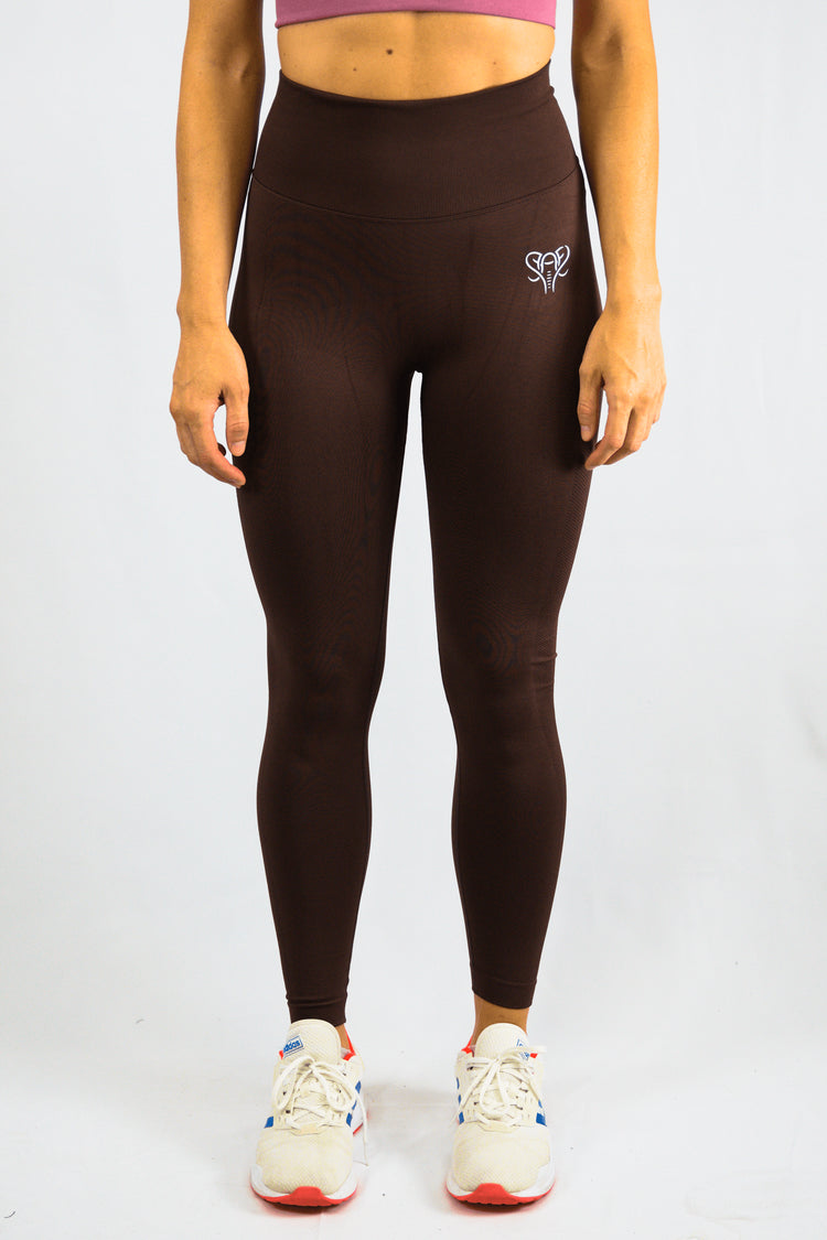 Leggings Deporte Mujer Marron