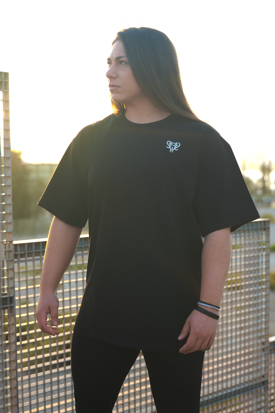 Oversize T-Shirt VitalMove BLACK