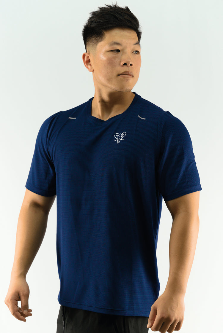 Camiseta Técnica Hombre Azul