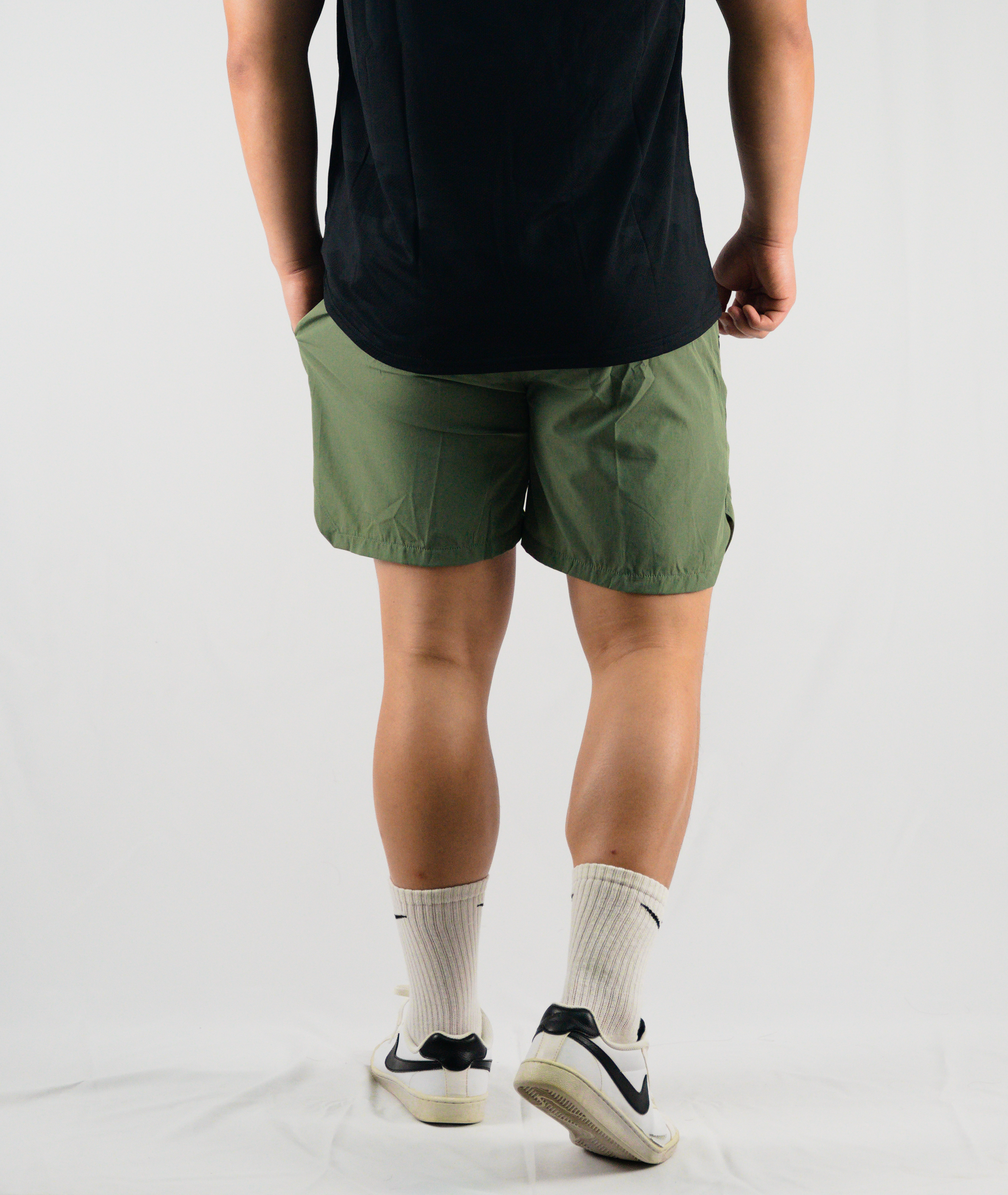 pantalones cortos deportivos khaki